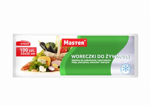woreczki do żywności 25x35