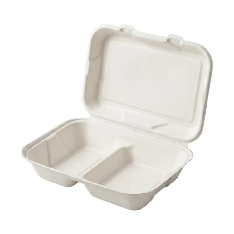 lunchbox dzielony z trzciny cukrowej
